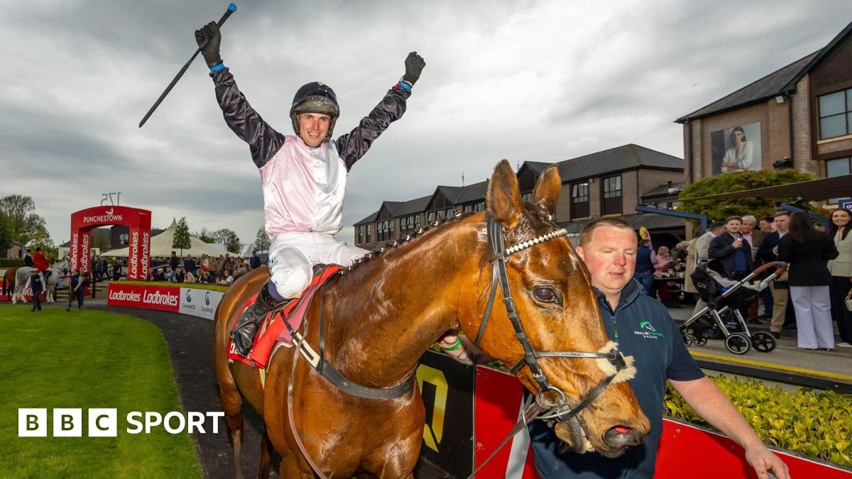 Punchestown Festival: Bob Olinger signs off with Champion Stayers Hurdle win
