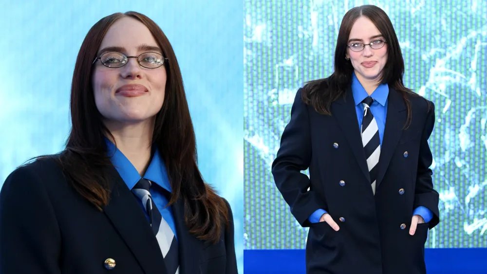 Billie Eilish Suits Up in Celine for ‘Hit Me Hard and Soft’ Premiere