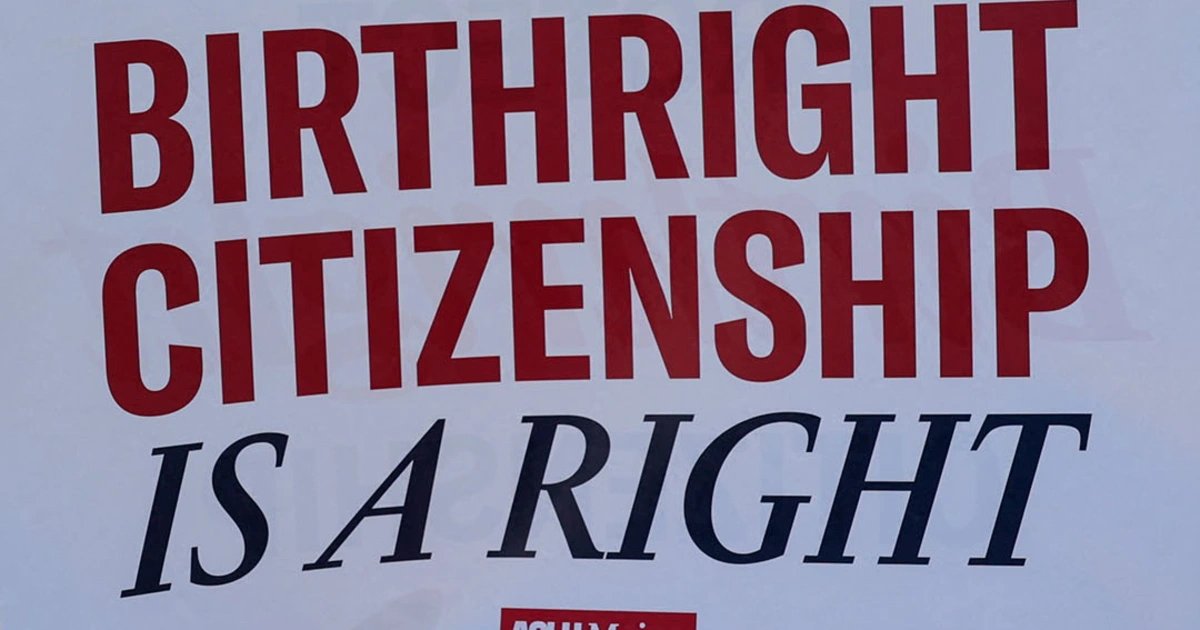 Supreme Court hears arguments over birthright citizenship