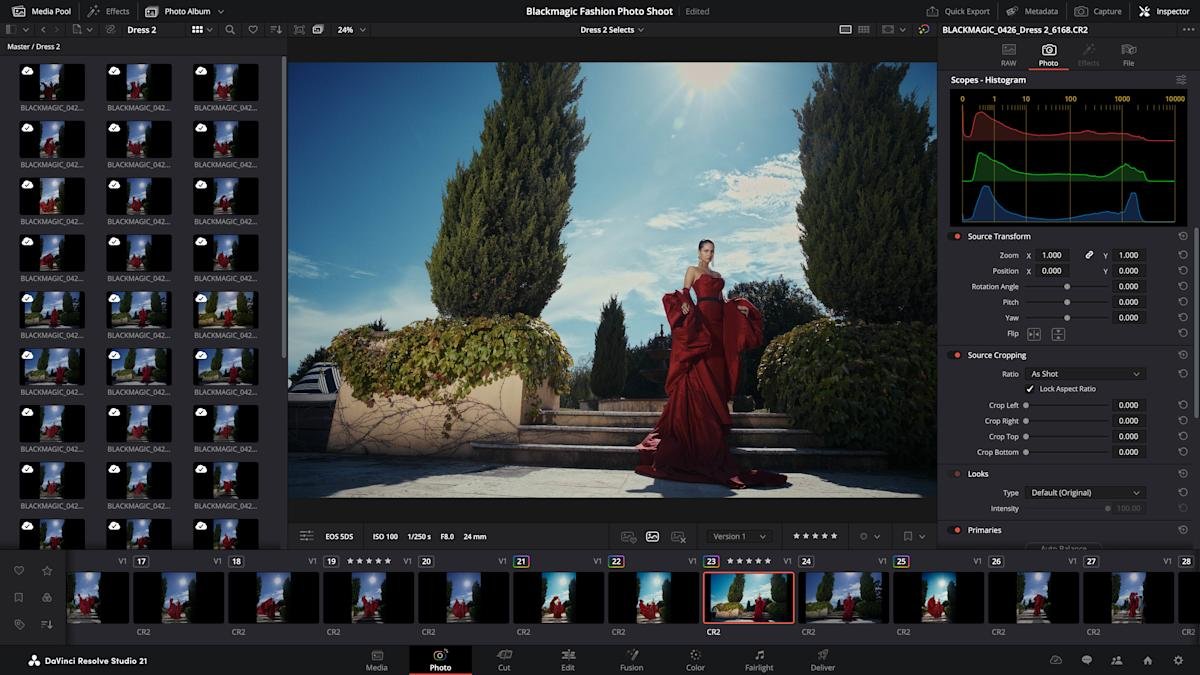 Blackmagic’s DaVinci Resolve 21 takes on Adobe Lightroom with a new Photo page