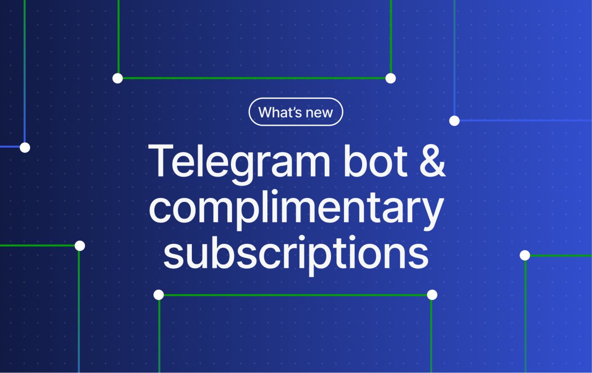 A New Telegram Bot and Newsletter Comps