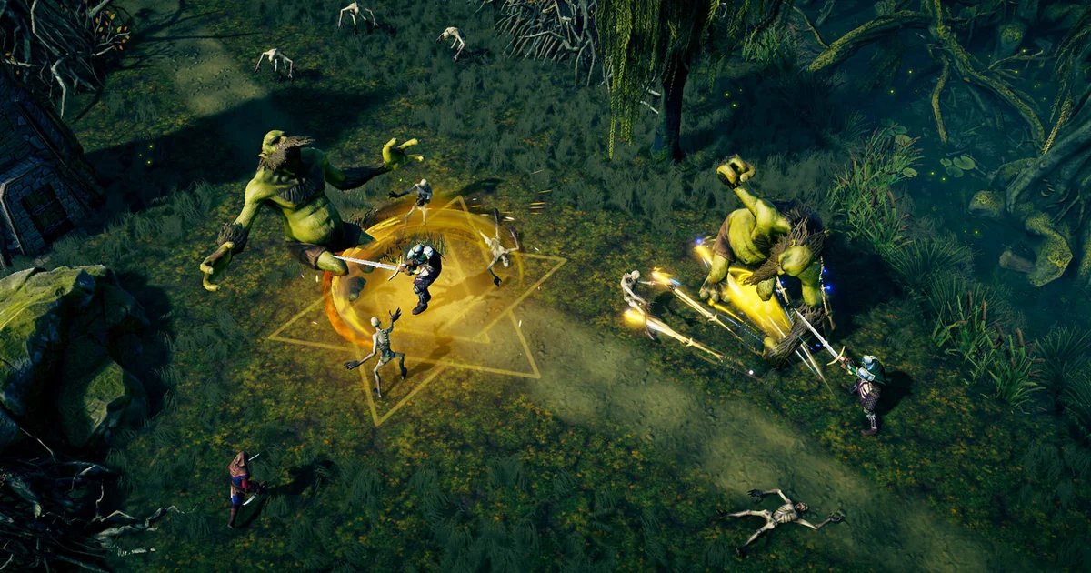 Indirectly build your empire by paying heroes to do the work you don’t want to in the RTS city-builder Crown of Greed, out today