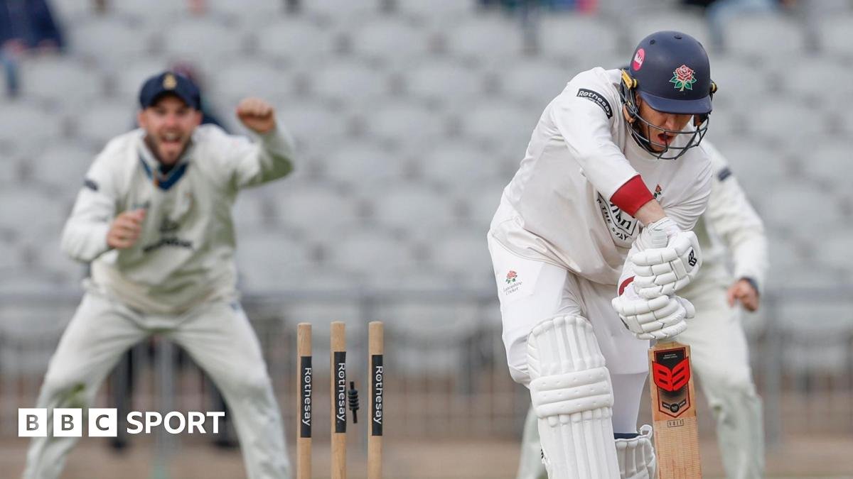 County Championship: Lancashire collapse to give Derbyshire hope of victory