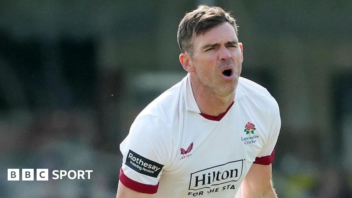 James Anderson: Lancashire unsure if captain will play at Durham