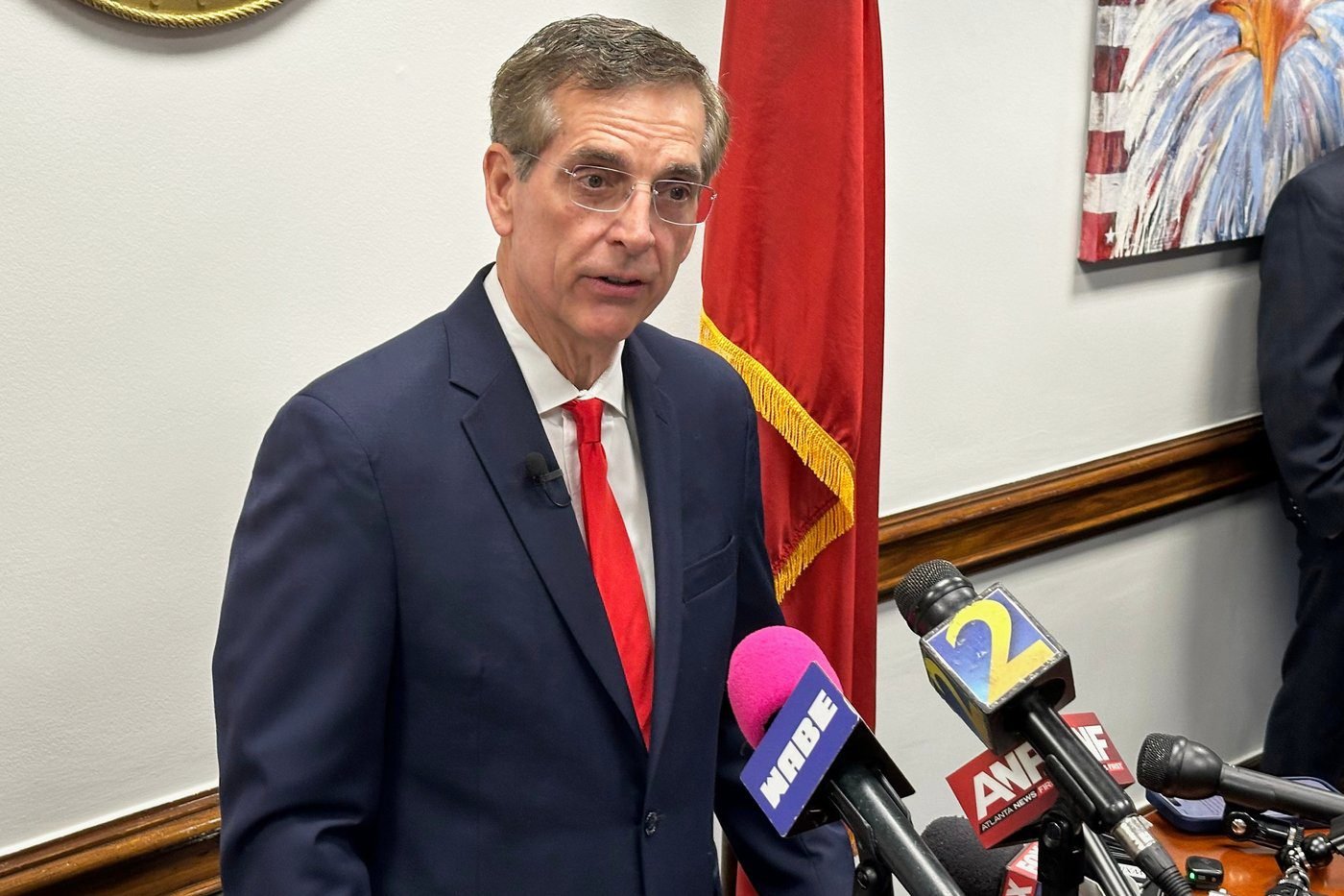 Georgia’s Brad Raffensperger showcases Ponzi scheme fight as he runs for governor