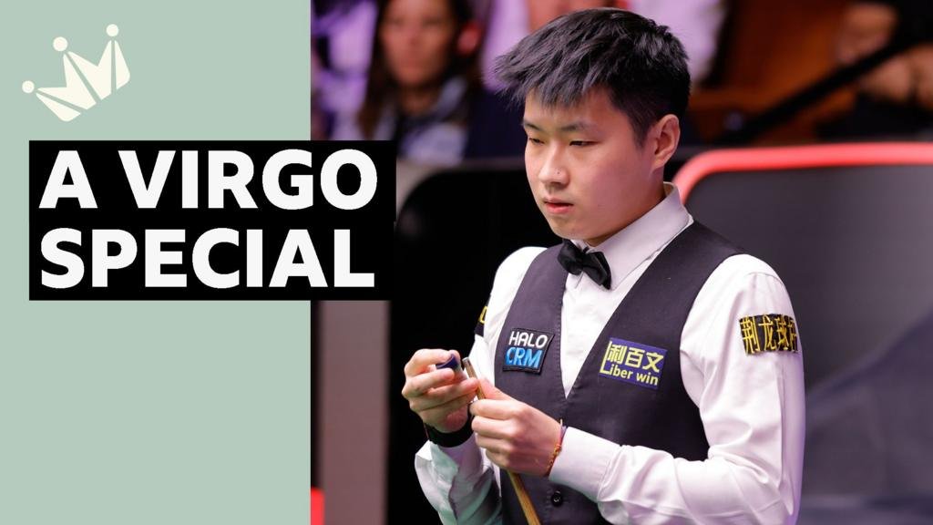World Snooker Championships: Zhao Xintong pots three reds in one against Shaun Murphy