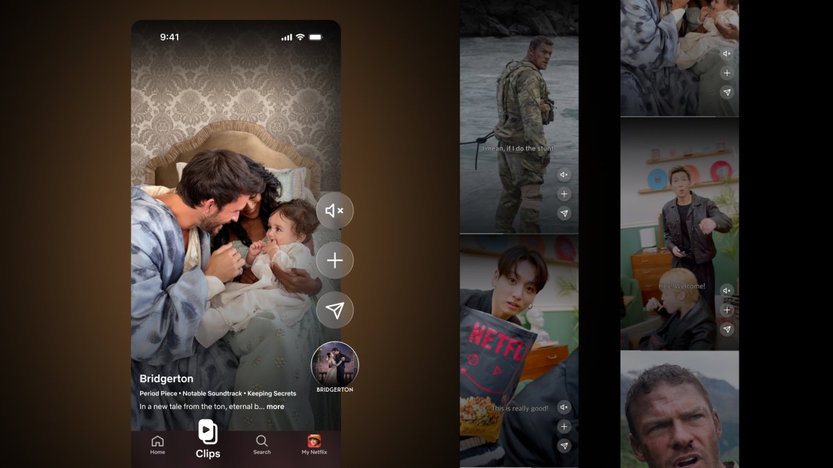 Netflix wants you to watch ‘Clips,’ its TikTok-like vertical video feed