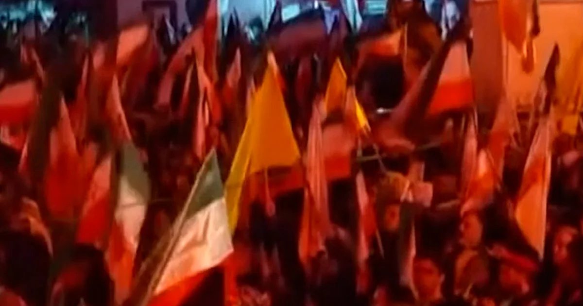 Protests in Iran as U.S. blockades Strait of Hormuz