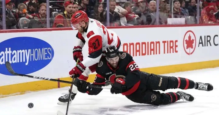 Sens facing elimination minus injured Sanderson