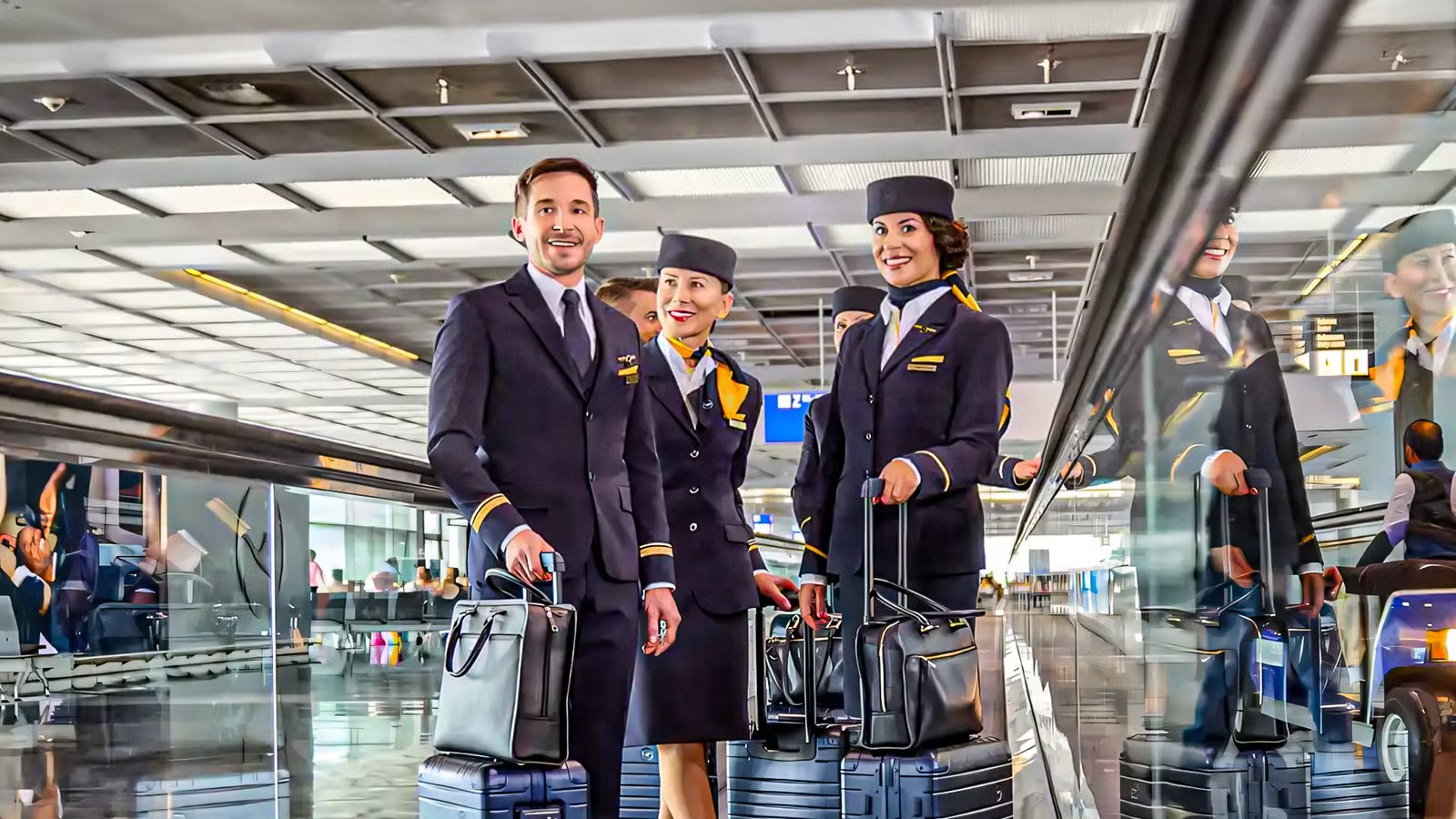 Why Do Flight Attendants Often Wear Hats As Part Of Their Uniform?