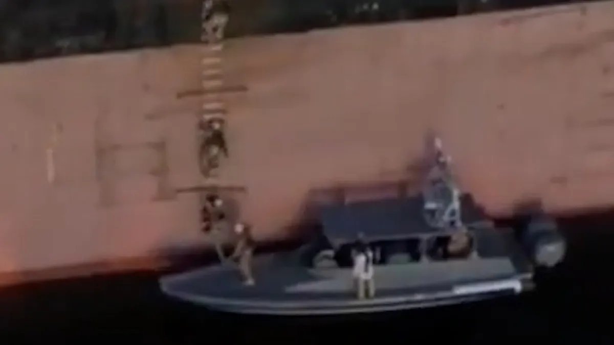 Iran releases video of IRGC seizing ship in the Strait of Hormuz | US-Israel war on Iran