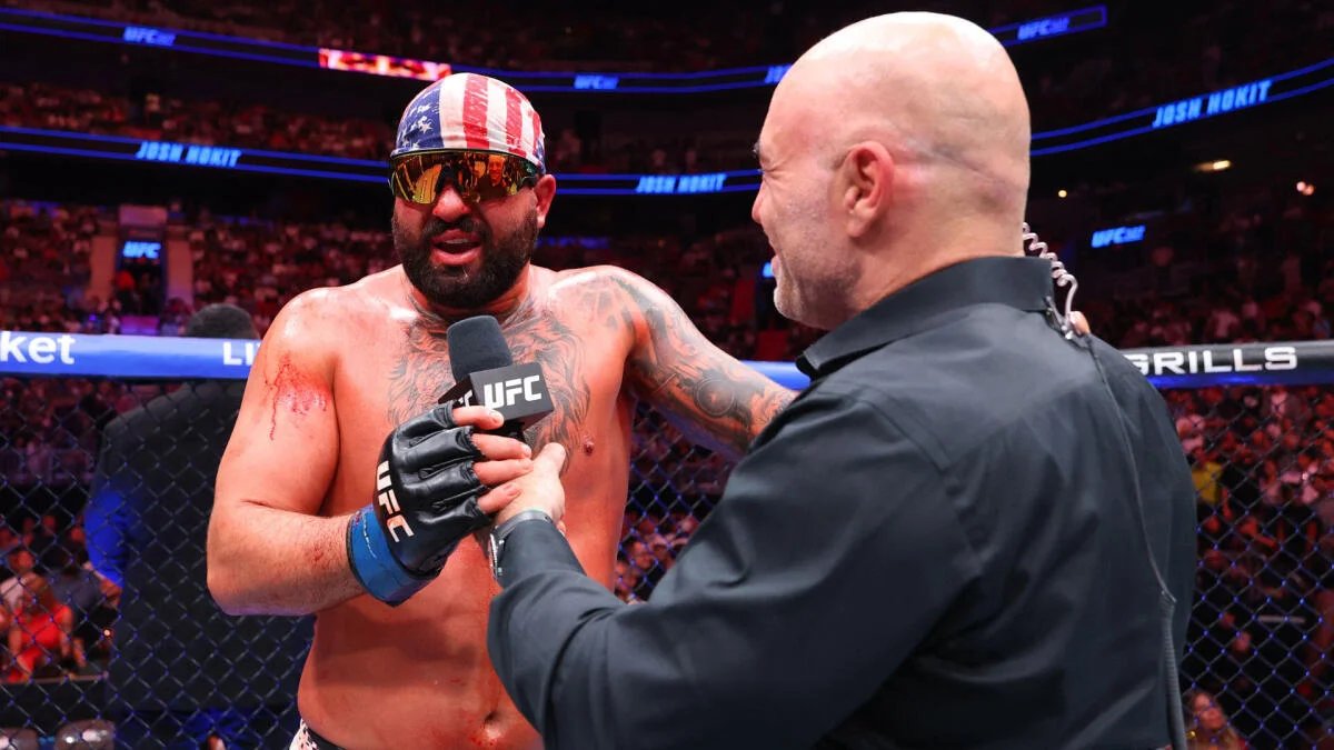 Josh Hokit vs. Derrick Lewis booked for UFC Freedom 250 after Hokit’s big win