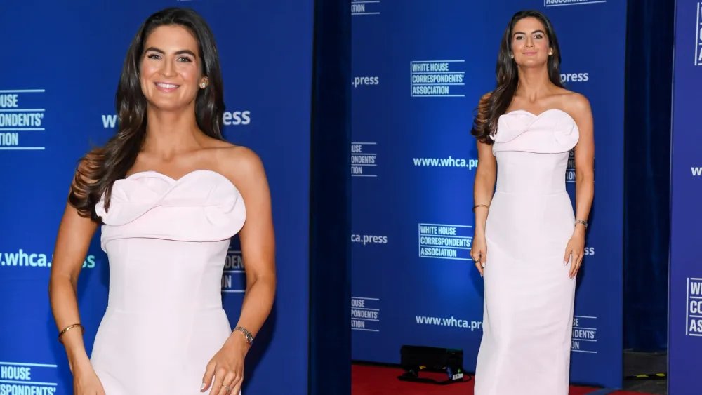 Kaitlan Collins Wears Magda Butrym for Correspondents’ Dinner 2026