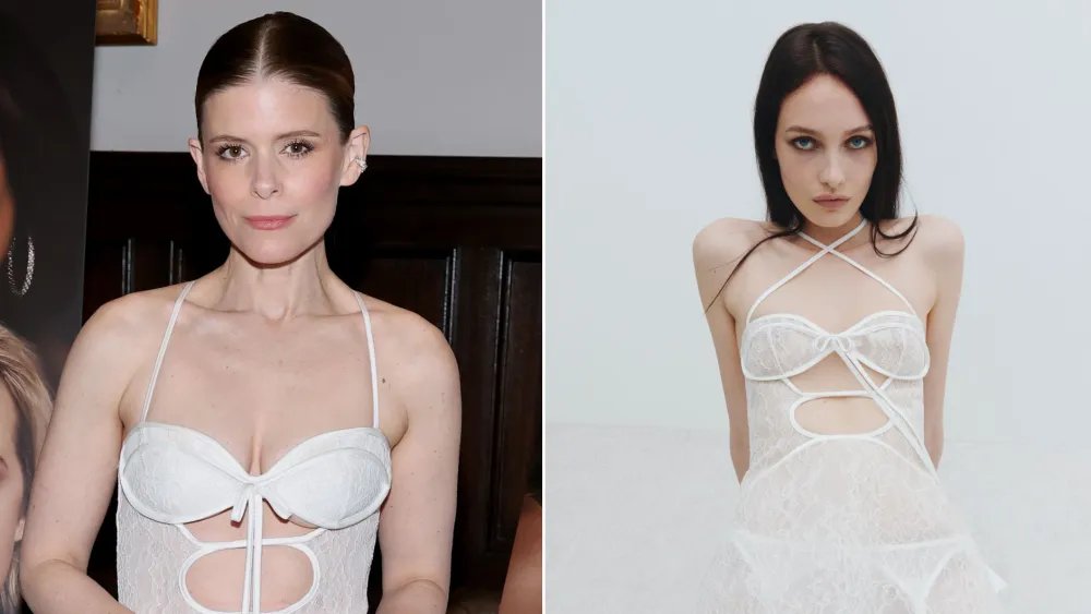 Kate Mara Gives the Bridal White Trend a ’60s Edge in David Koma