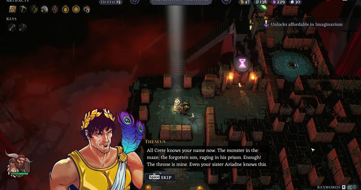 Minos review – Theseus can have the minotaur, this roguelike tower defense gets just too punishing