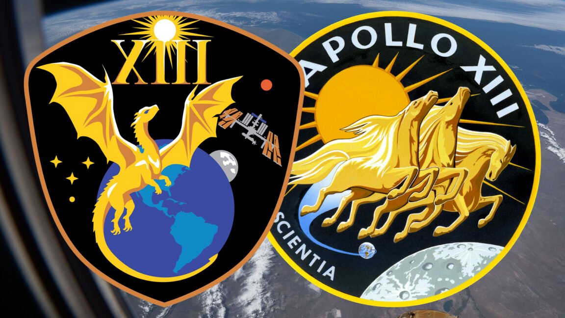 With new patch design, the Crew-13 astronauts clearly aren’t superstitious