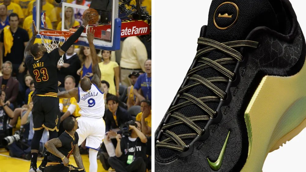 LeBron James Uses Nike Sneaker to Dig at 2016 Warriors