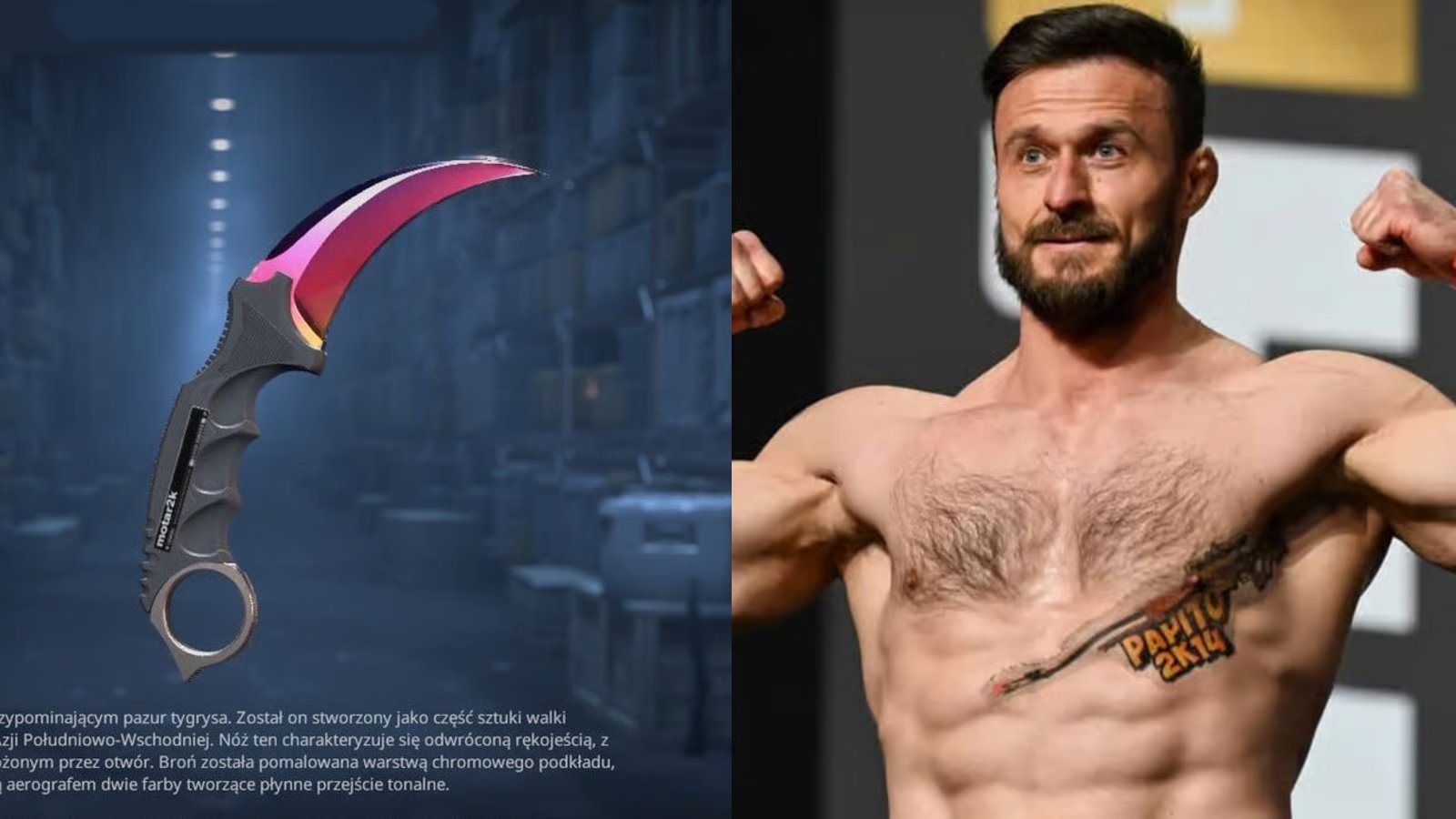 Counter-Strike legend pashaBiceps sells his iconic knife for $21k and donates it all to charity