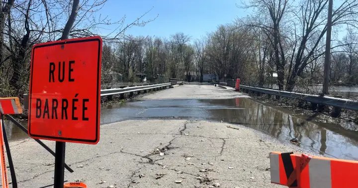 Montreal closes Île Mercier bridge to vehicles due to spring flooding – Montreal