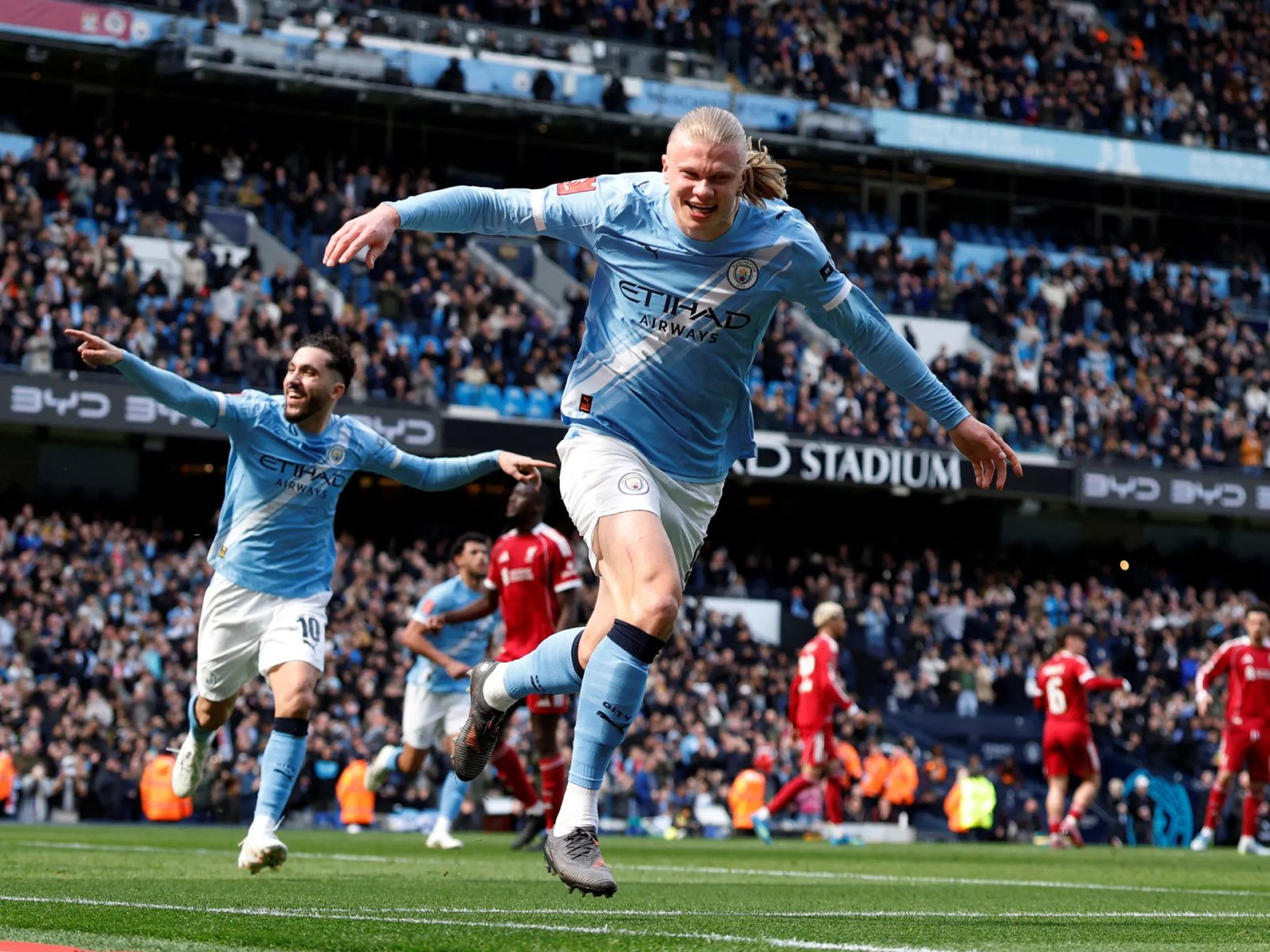 Haaland grabs hat-trick as Man City thrash Liverpool to reach FA Cup semis | Football News