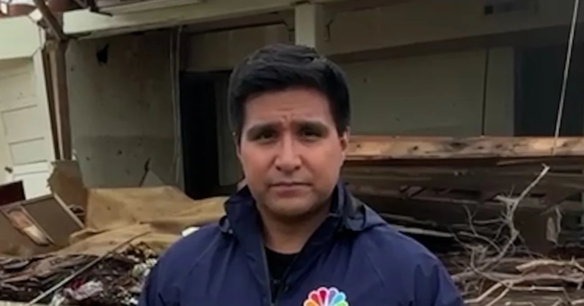 Destructive storms tear through Texas neighborhood