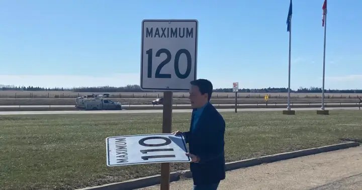 120 km/h speed limit begins testing on stretch of QEII south of Leduc