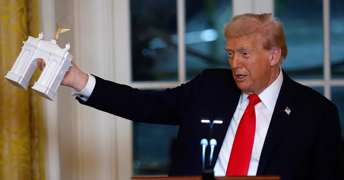 Planned Trump arch would dwarf Lincoln Memorial, new plans show