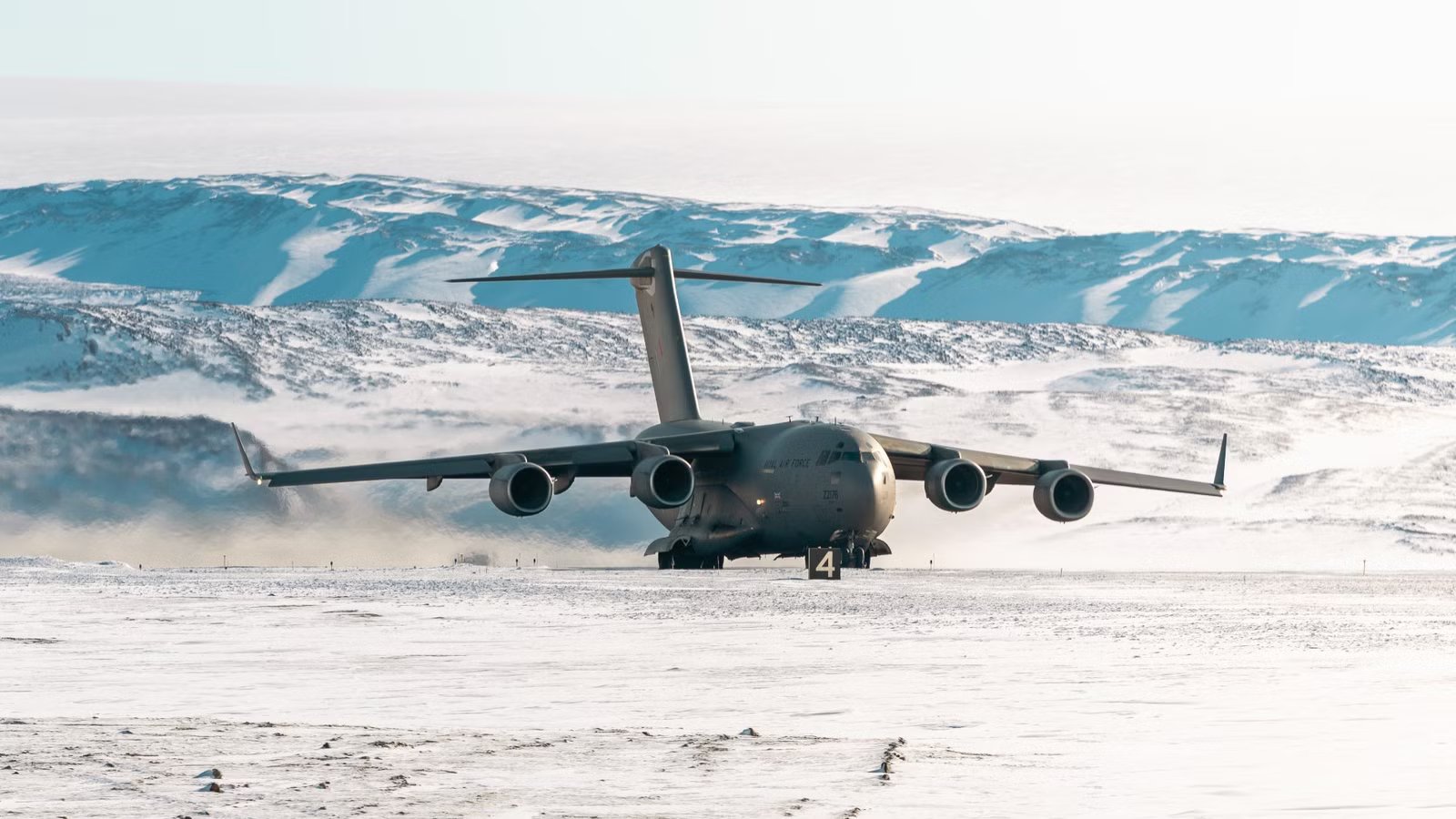 1,100 Miles Into The Arctic: RAF C-17 Globemaster Lands At Earth’s Most Northerly Base