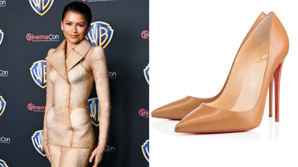 Zendaya Styles Louboutin So Kates to Fit ‘Dune’ Aesthetic at CinemaCon