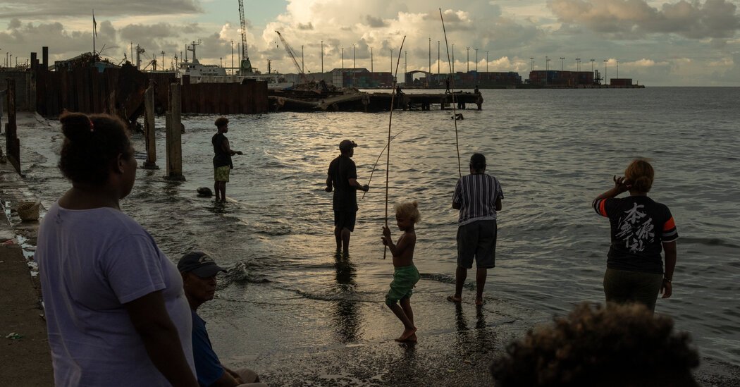 A Quiet Pacific Village Becomes China’s Security Testing Ground