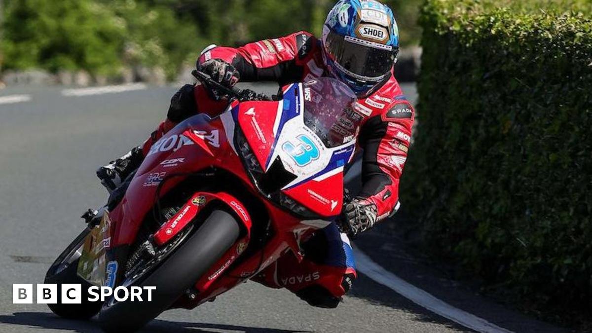 Isle of Man TT: Harrison sets fastest time in opening TT qualifying