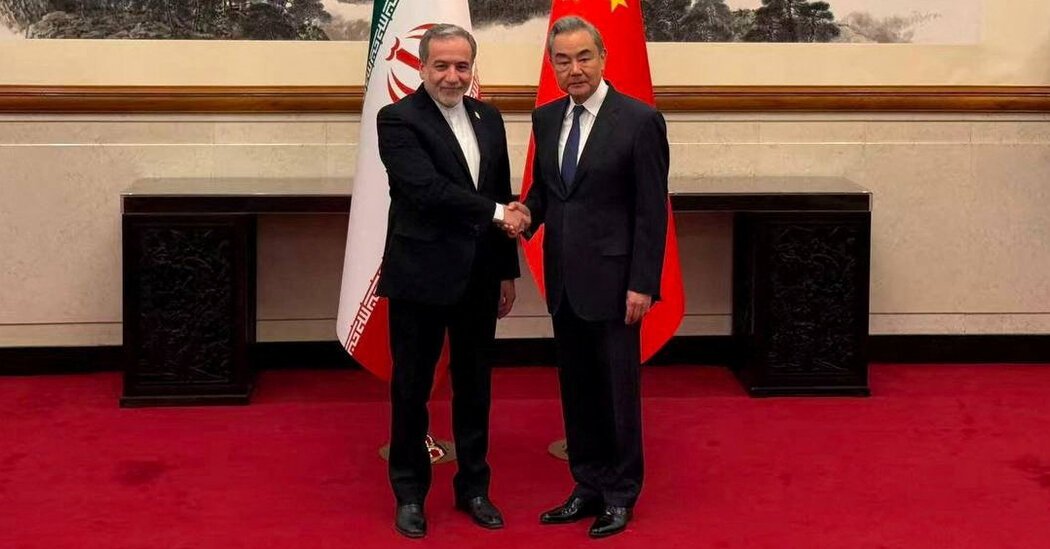 China Meets Iranian Official as U.S. Demands Strait of Hormuz Open