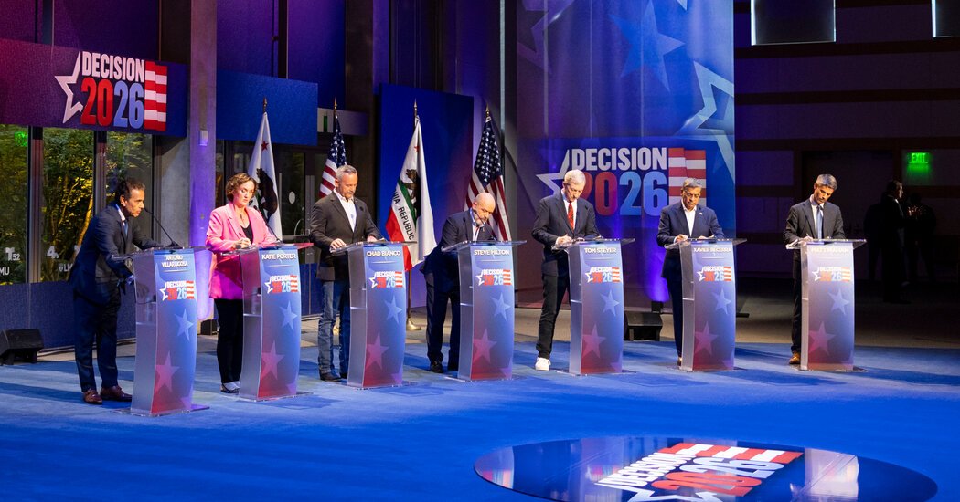Live Updates: Candidates for California Governor Trade Barbs and Talk Policy