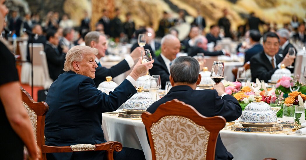 China’s State Dinner Menu for Trump Includes Beef Ribs, Roast Duck and Tiramisu