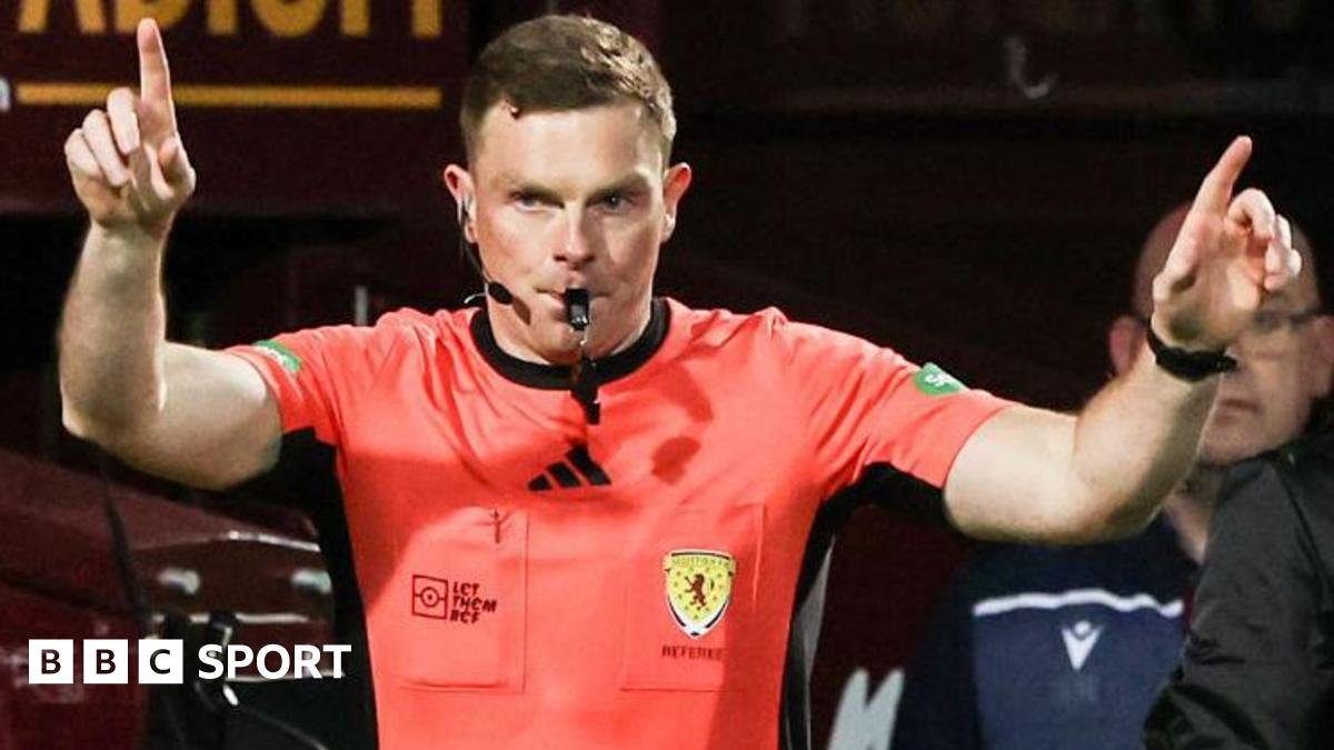 Man arrested after referee John Beaton put under police surveillance following penalty controversy in Celtic win over Motherwell, say SFA