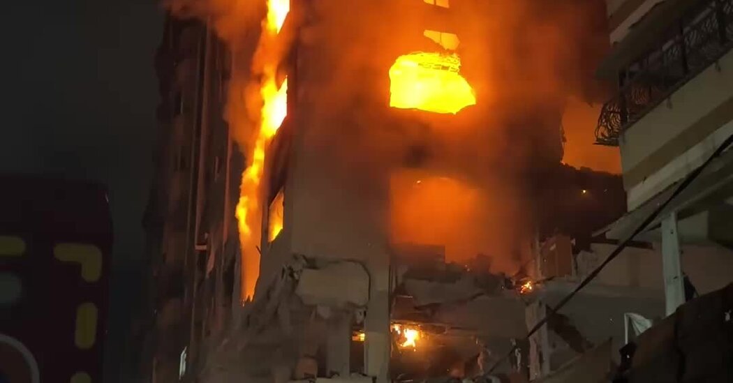 Israeli Strike Targeted Top Hamas Leader in Gaza, Officials Say