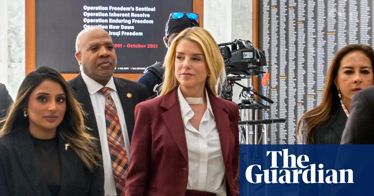 Pam Bondi admits to ‘redaction errors’ in Epstein files but defends DoJ’s handling | Pam Bondi