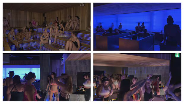 Why saunas are becoming a hot new place to party