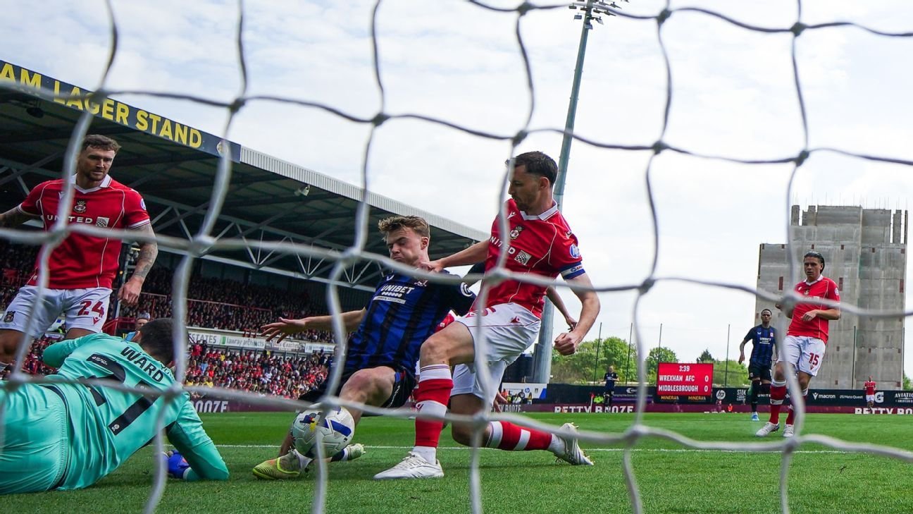 Wrexham’s Premier League dream on hold as they miss out on Championship playoff place