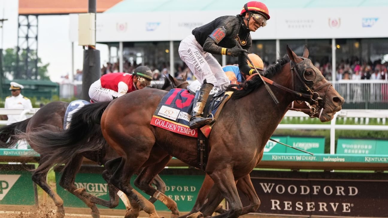 Golden Tempo wins Kentucky Derby as trainer DeVaux makes history