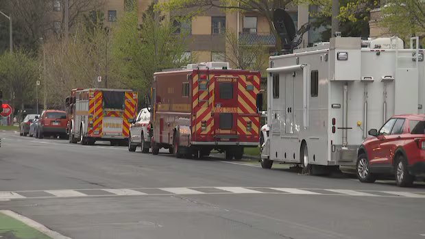 Crews still fighting 2nd fire at Toronto apartment buildings that previously burned for weeks