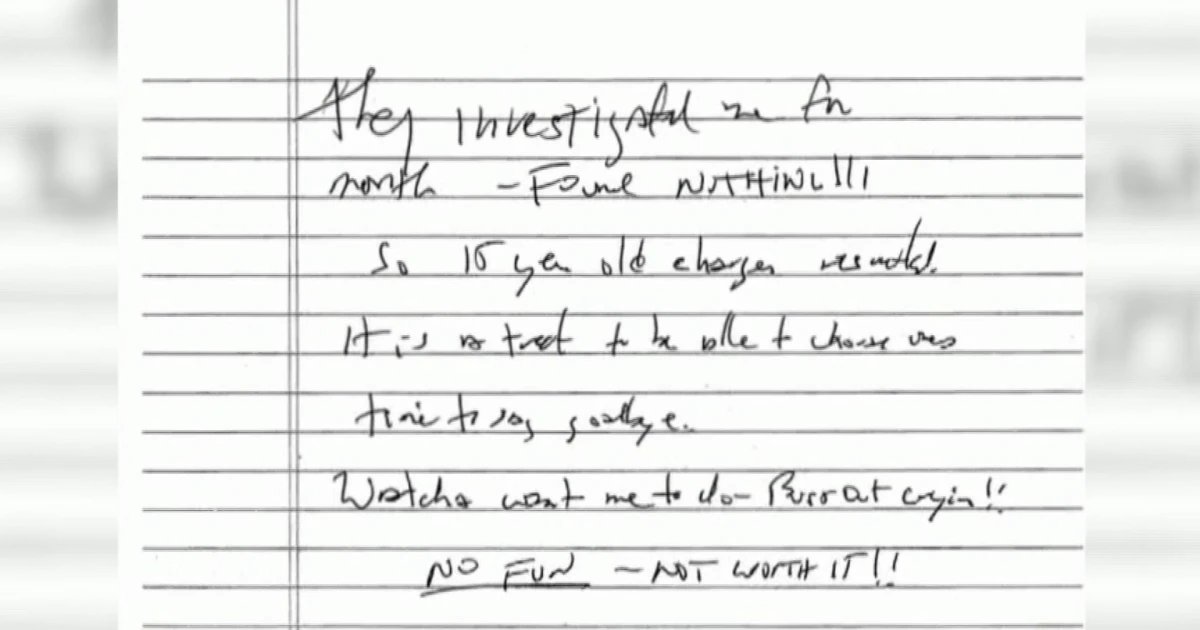 Jeffrey Epstein possible suicide note released