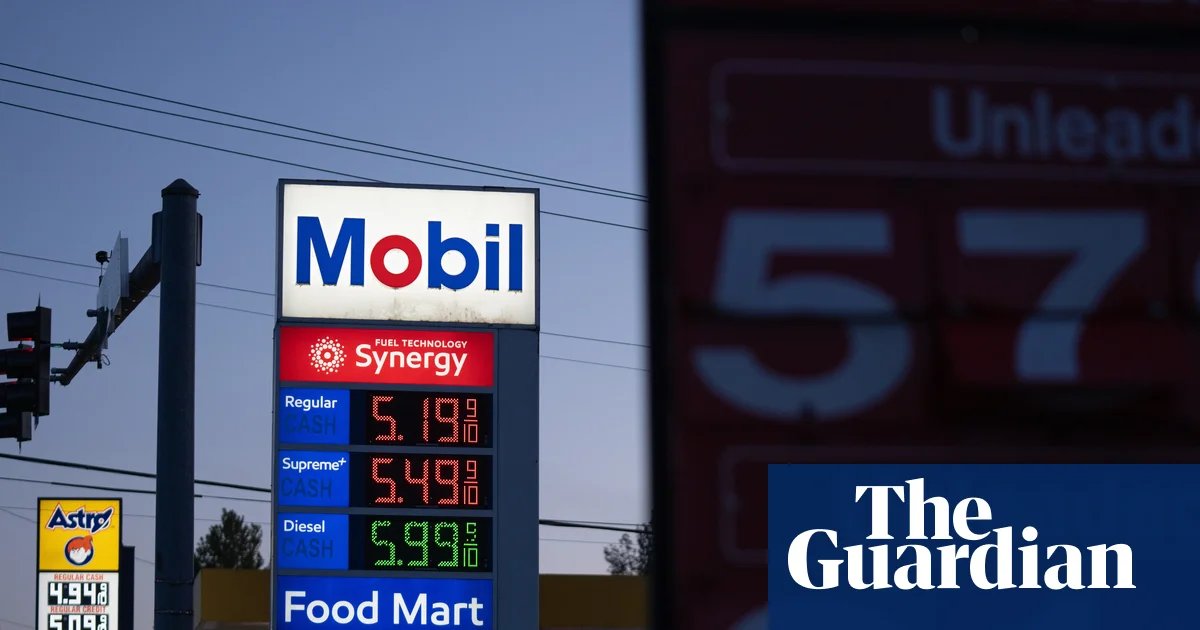 Trump vows to pause federal gas tax after Iran war boosts US fuel prices to four-year high | US news