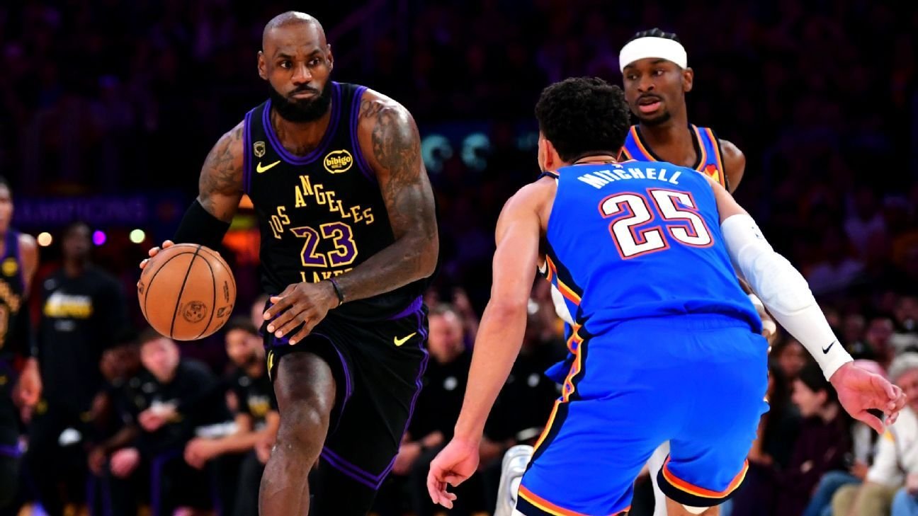 NBA playoffs 2026: Live updates from Thunder-Lakers Game 4