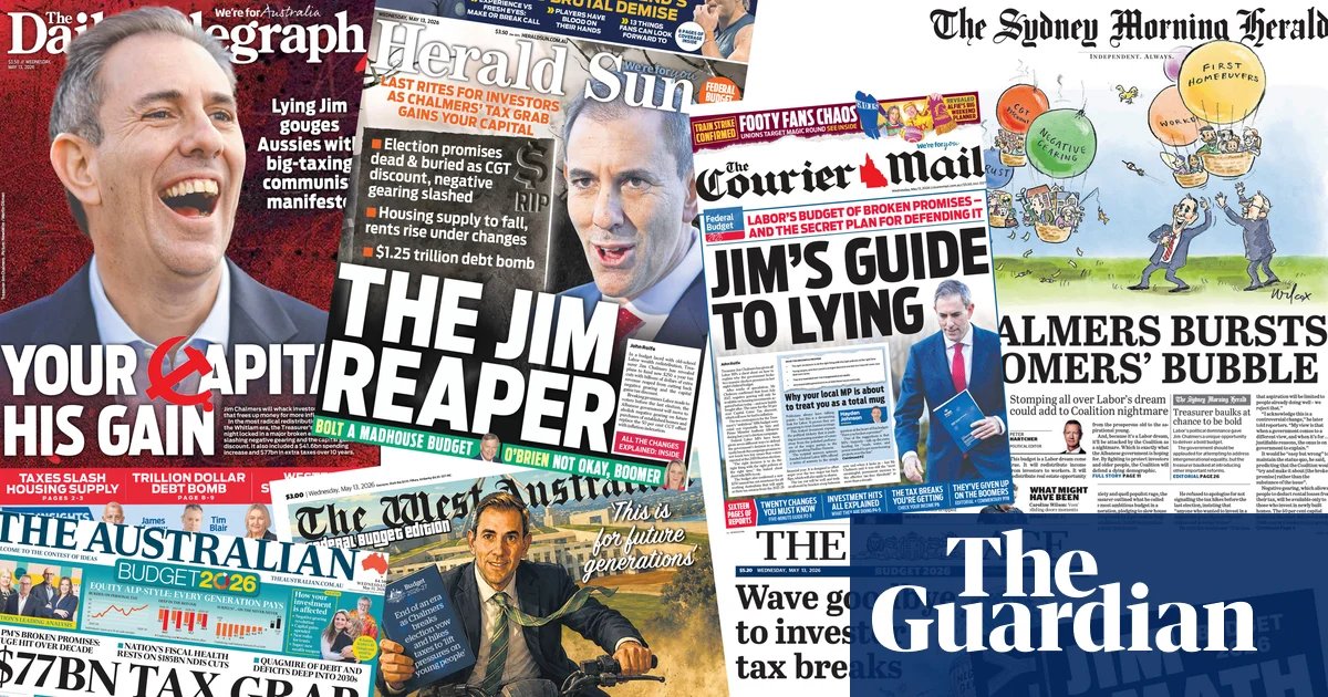 A Zara dress, the Jim Reaper and a communist state: how Australia’s media interpreted the budget | Australian budget 2026