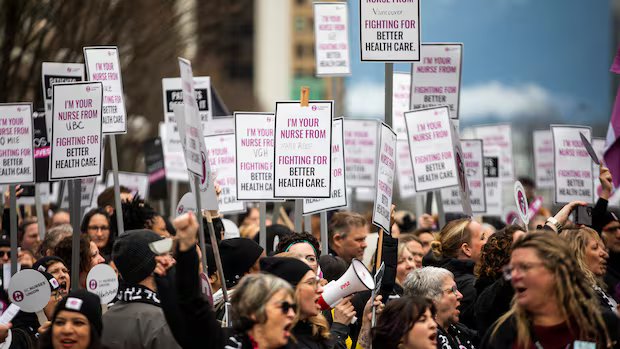 B.C. nurses vote 98.2% in favour of job action
