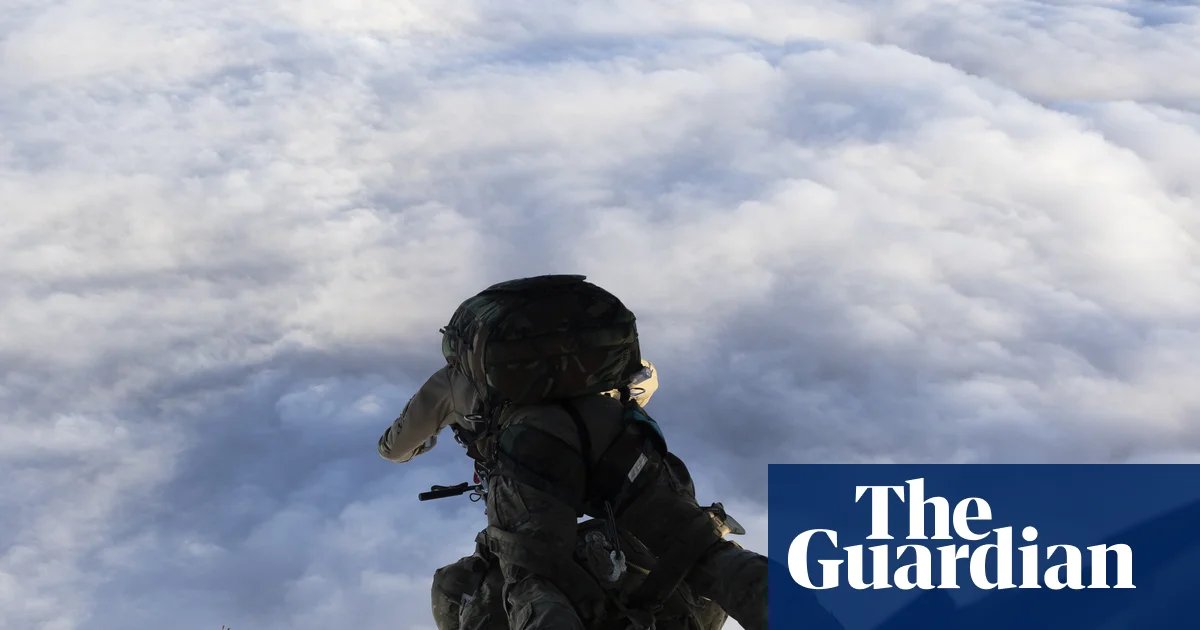 Falling backwards and plunging through clouds: British paratroopers’ landing on Tristan da Cunha | British army