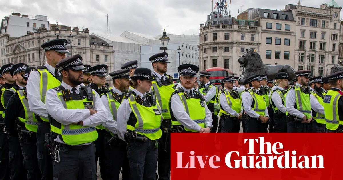 Extra 4,000 officers in London as police brace for far-right and pro-Palestine marches – live | London