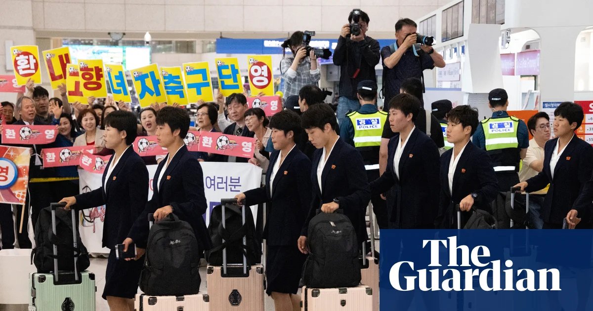 ‘Tearing down barriers’: North Korean footballers arrive in Seoul for first time in eight years | South Korea