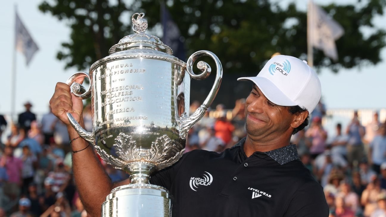Aaron Rai pulls away from loaded field to win PGA Championship